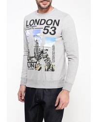 Мужской серый свитер с круглым вырезом от Alcott