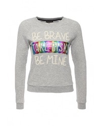 Женский серый свитер с круглым вырезом от Alcott