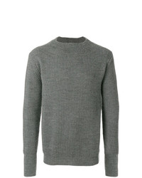 Мужской серый свитер с круглым вырезом от Andersen-Andersen