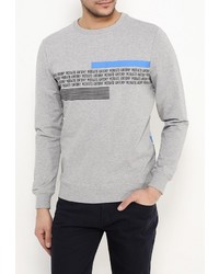 Мужской серый свитер с круглым вырезом от Antony Morato