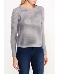 Женский серый свитер с круглым вырезом от Armani Jeans