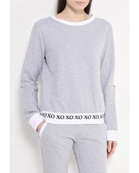 Женский серый свитер с круглым вырезом от Aurora Firenze