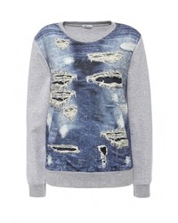 Женский серый свитер с круглым вырезом от Aurora Firenze