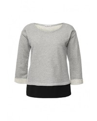 Женский серый свитер с круглым вырезом от Aurora Firenze
