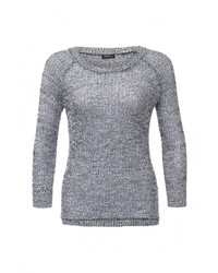 Женский серый свитер с круглым вырезом от Baon