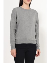 Женский серый свитер с круглым вырезом от Befree