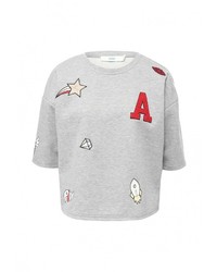 Женский серый свитер с круглым вырезом от Befree