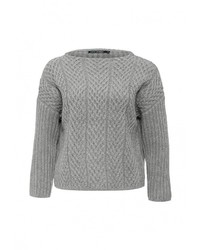 Женский серый свитер с круглым вырезом от Befree