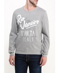 Мужской серый свитер с круглым вырезом от Best Mountain