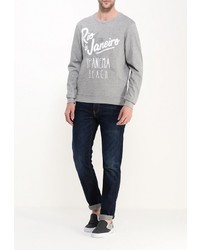 Мужской серый свитер с круглым вырезом от Best Mountain