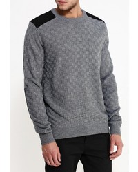 Мужской серый свитер с круглым вырезом от Best Mountain