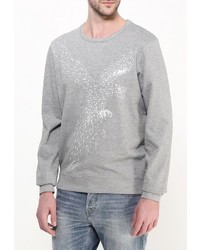 Мужской серый свитер с круглым вырезом от Best Mountain