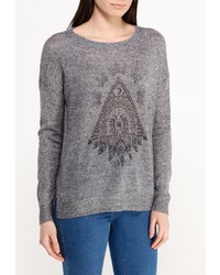 Женский серый свитер с круглым вырезом от Billabong