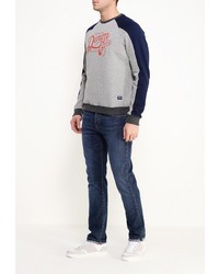 Мужской серый свитер с круглым вырезом от BLEND