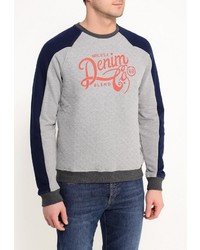 Мужской серый свитер с круглым вырезом от BLEND