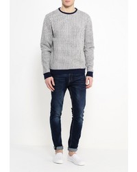 Мужской серый свитер с круглым вырезом от BLEND