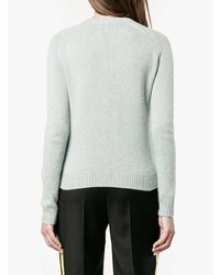 Женский серый свитер с круглым вырезом от Alexandra Golovanoff