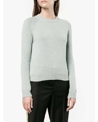 Женский серый свитер с круглым вырезом от Alexandra Golovanoff