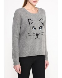 Женский серый свитер с круглым вырезом от Brave Soul