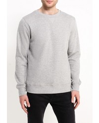 Мужской серый свитер с круглым вырезом от Brave Soul