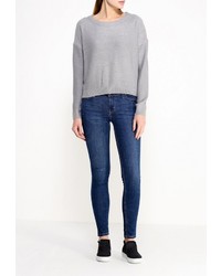 Женский серый свитер с круглым вырезом от Brave Soul