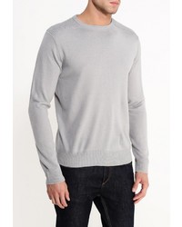 Мужской серый свитер с круглым вырезом от Brave Soul