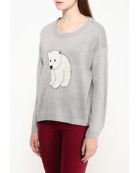 Женский серый свитер с круглым вырезом от Brave Soul