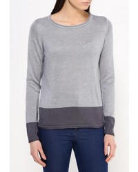 Женский серый свитер с круглым вырезом от Broadway