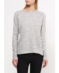 Женский серый свитер с круглым вырезом от Broadway