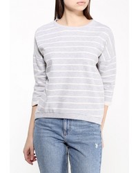 Женский серый свитер с круглым вырезом от Broadway