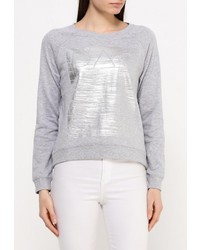 Женский серый свитер с круглым вырезом от Broadway