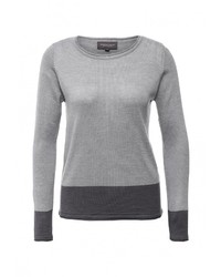 Женский серый свитер с круглым вырезом от Broadway