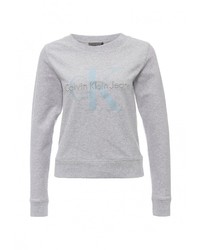 Женский серый свитер с круглым вырезом от Calvin Klein Jeans