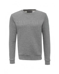 Мужской серый свитер с круглым вырезом от Calvin Klein Jeans