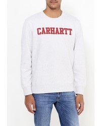 Мужской серый свитер с круглым вырезом от Carhartt
