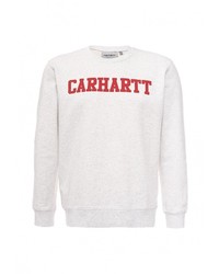 Мужской серый свитер с круглым вырезом от Carhartt