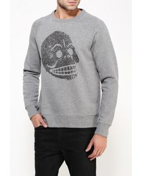 Мужской серый свитер с круглым вырезом от Cheap Monday