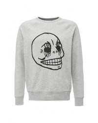 Мужской серый свитер с круглым вырезом от Cheap Monday