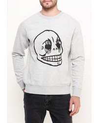 Мужской серый свитер с круглым вырезом от Cheap Monday