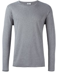 Мужской серый свитер с круглым вырезом от Closed