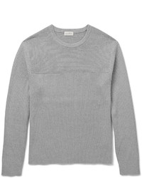Мужской серый свитер с круглым вырезом от Club Monaco