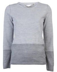 Женский серый свитер с круглым вырезом от Comme des Garcons