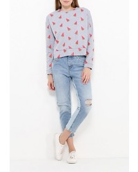 Женский серый свитер с круглым вырезом от Compañia Fantastica