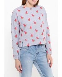 Женский серый свитер с круглым вырезом от Compañia Fantastica