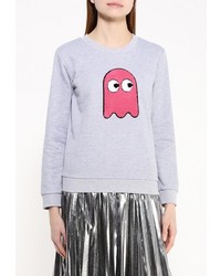 Женский серый свитер с круглым вырезом от Compañia Fantastica