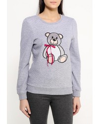 Женский серый свитер с круглым вырезом от Concept Club