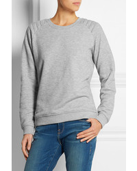 Женский серый свитер с круглым вырезом от Zoe Karssen