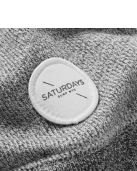 Мужской серый свитер с круглым вырезом от Saturdays Surf NYC