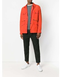 Мужской серый свитер с круглым вырезом от Drumohr