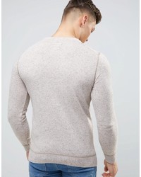 Мужской серый свитер с круглым вырезом от Element